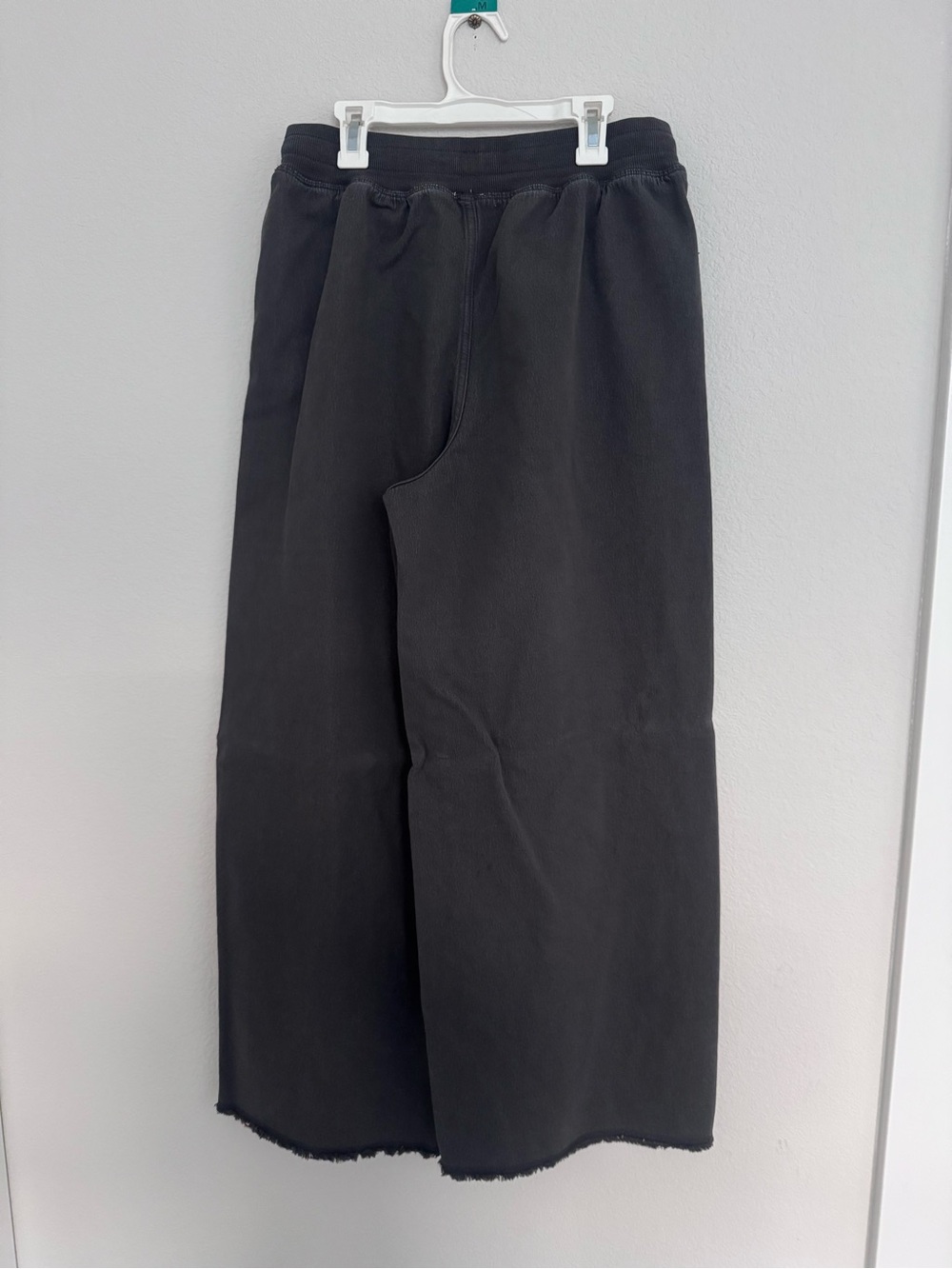 Aerie Soft Landing Wide Leg Trouser Black - Picture 3 of 5